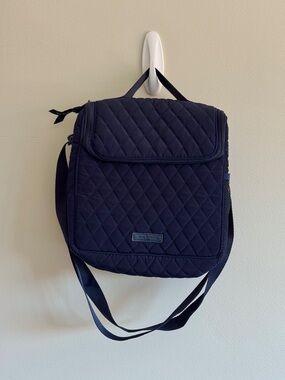 VERA BRADLEY Insulated Crossbody Lunch Bag in Quilted Navy NWOT